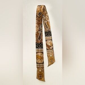 Silk Twilly Skinny Scarf